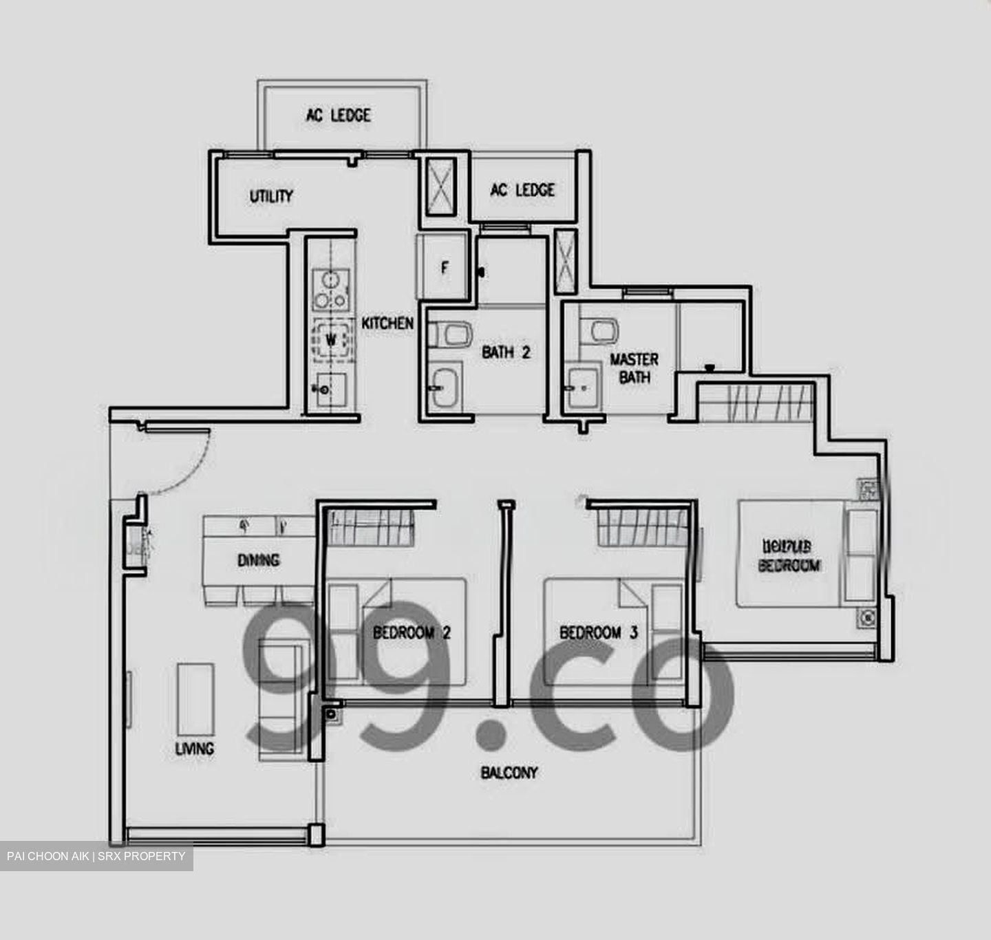 Lattice One (D20), Apartment #610424541